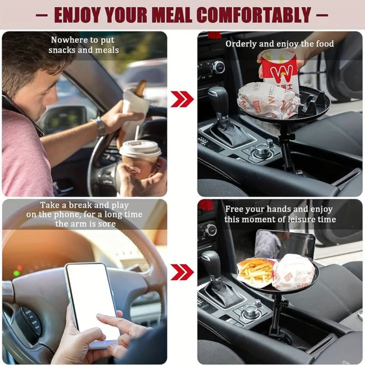 BANDEJA PORTA COMIDA PARA AUTOS